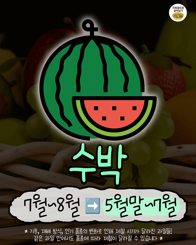 IMG_4506.png 요즘 바뀌었다는 과일 제철시기