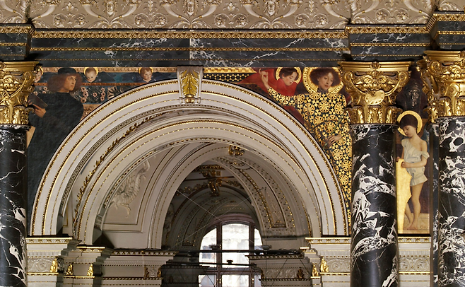 구스타프 클림트가 그린 벽화. ©Kunsthistorisches Museum