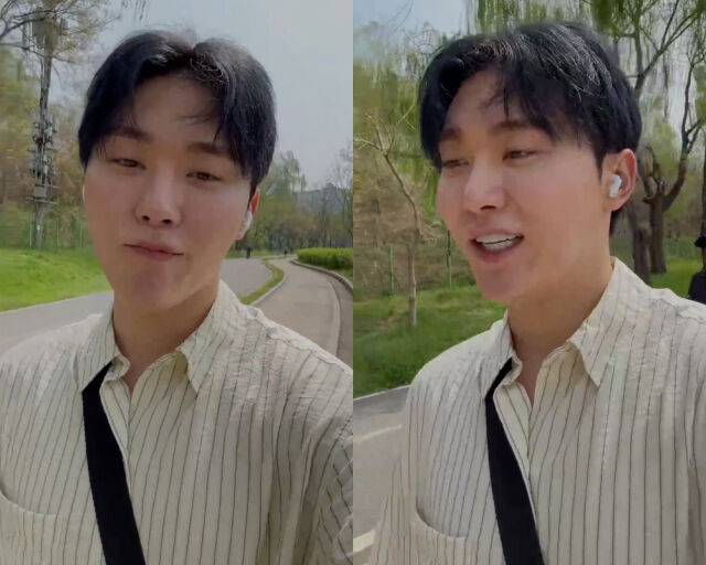 승관이 라이브 중 '폭싹 속았수다'에 대한 애정을 드러냈다. /세븐틴 위버스 캡처