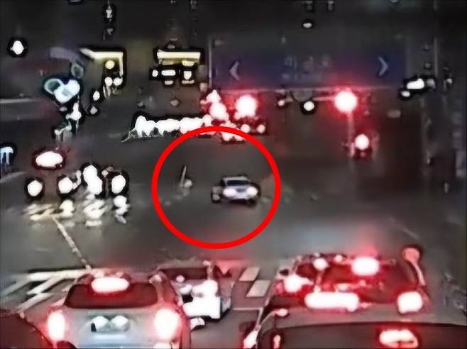 뺑소니 사고 직전 상황[피해아동 가족 제공. 연합]