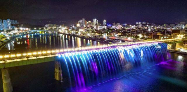 월화교 전경. 강릉 문화관광 홈페이지