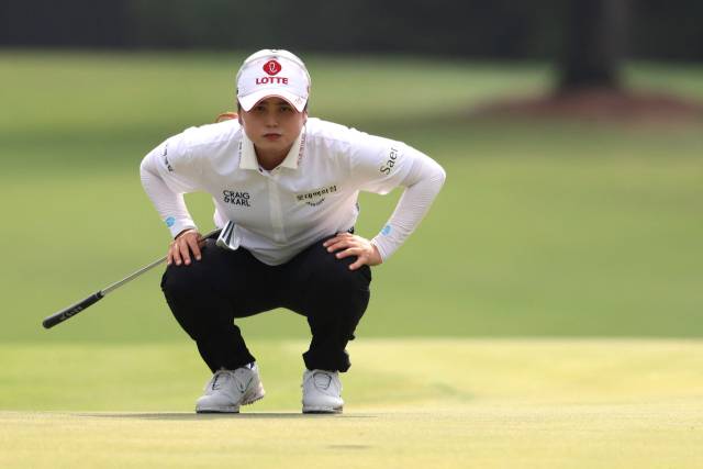 셰브론 챔피언십 2라운드에서 공동 6위에 나선 최혜진. 사진 제공=AFP연합뉴스