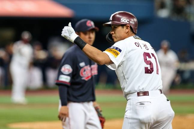 KBO 시절 이정후. /사진=키움 히어로즈 제공