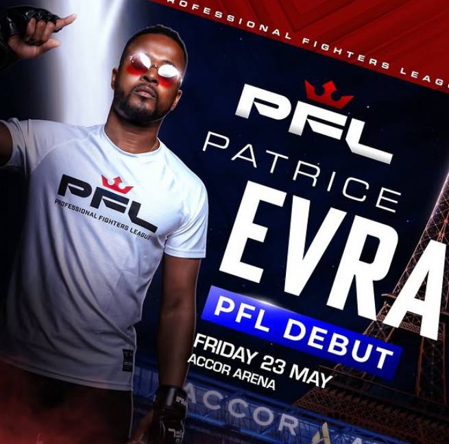파트리스 에브라가 오는 5월 23일(현지시간) 프랑스 파리에서 종합격투기 데뷔전을 치른다. /사진=에브라 SNS 갈무리