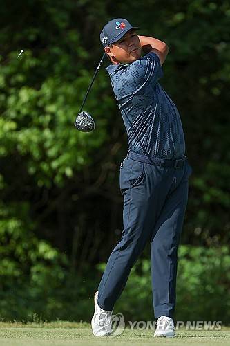 김시우의 경기 모습.  [AFP=연합뉴스]