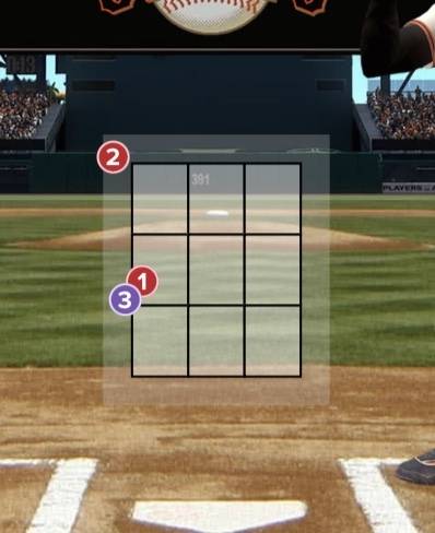 5회말 이정후의 세 번째 타석에서 2구째 스트라이크존에서 벗어난 속구가 스트라이크 판정을 받았다. 사진 | MLB닷컴 게임센터