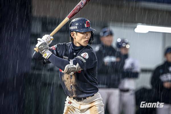 27일 오전 기준 KBO리그 타격 전체 1위 롯데 자이언츠 내야수 전민재. 사진┃롯데 자이언츠