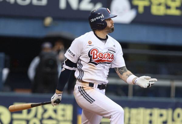 두산 베어스 외야수 제이크 케이브. 사진┃두산 베어스