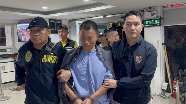 태국 현지에서 트랜스젠더를 살해한 혐의로 체포된 중국인. 카오소드