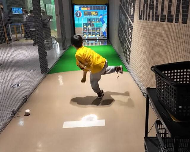 이대호의 아들 이예승이 남다른 야구 실력을 뽐냈다. / 유튜브 '이대호' 캡처