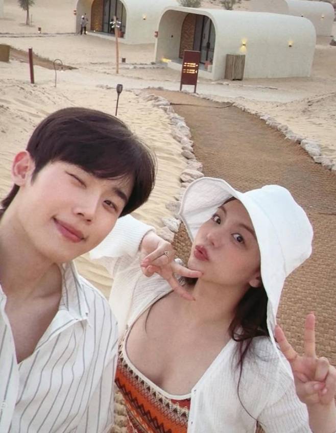 사업가 최시훈과 가수 에일리. 가수 에일리 SNS 캡처