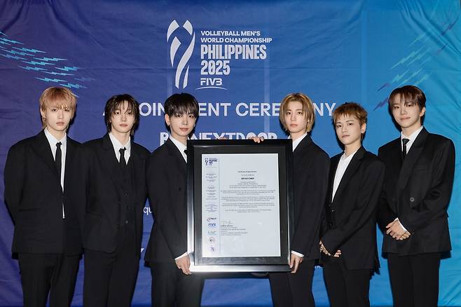 보이넥스트도어, K팝 최초 세계남자배구선수권대회 홍보대사 [KOZ엔터테인먼트 제공. 재판매 및 DB 금지]