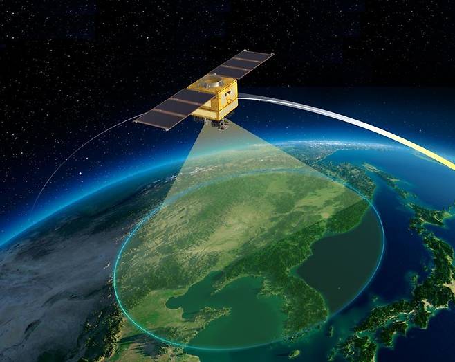 저궤도 통신위성 <자료사진>(한국항공우주산업 제공). 2025.04.28.