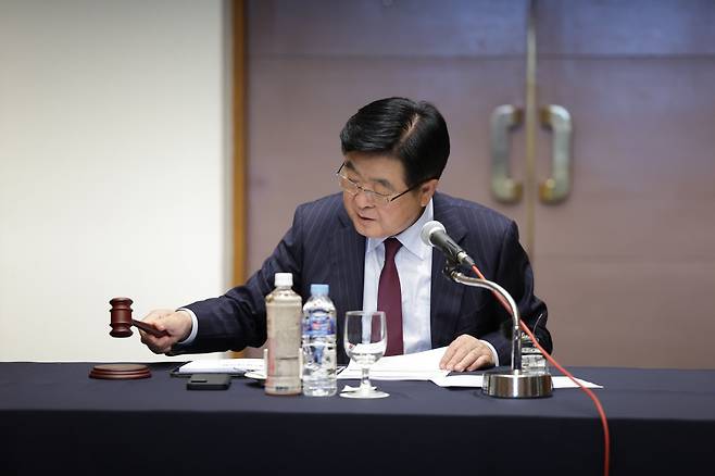 스위스그랜드호텔/ 2024년 K리그 제5차 이사회/ 한국프로축구연맹 권오갑 총재/ 사진 곽동혁