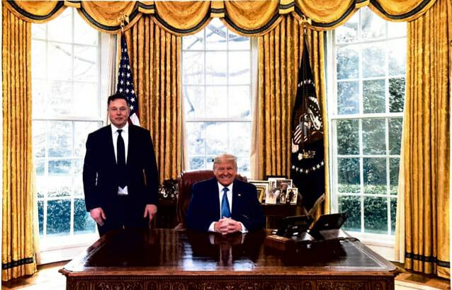 일론 머스크 테슬라 CEO(왼쪽)와 도널드 트럼프 대통령(이미지=도널드 트럼프 엑스)