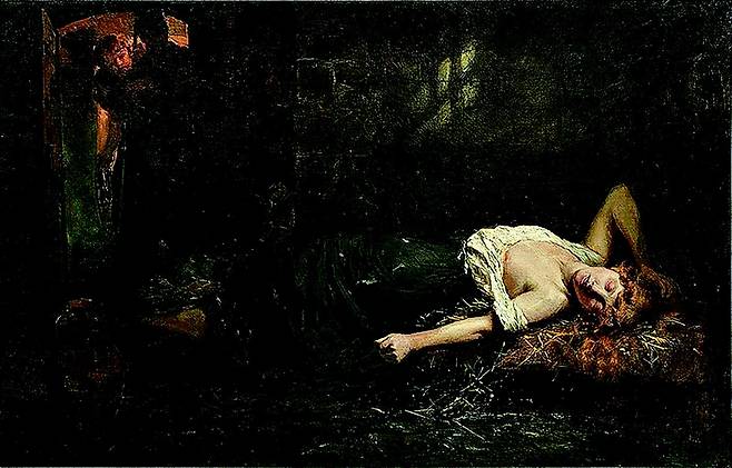 허무주의를 표현한 폴 머워트 ‘The Nihilist’(1882년).  사진 출처 위키피디아