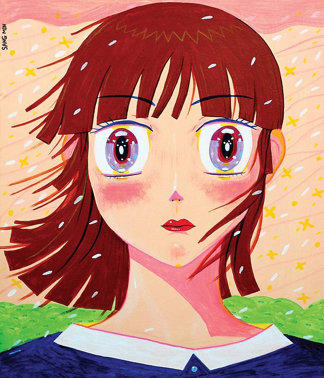 캔버스에 아크릴(38×45㎝)