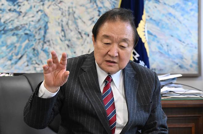 정대철 헌정회장