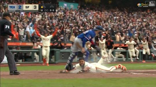 라모스가 내야 땅볼로 홈까지 들어오는 황당한 플레이가 연출됐다. [TV 화면 캡처]