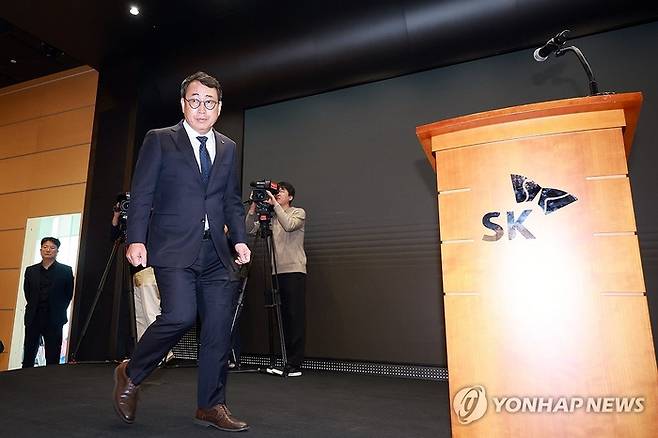 유영상  SK텔레콤 대표. 연합뉴스