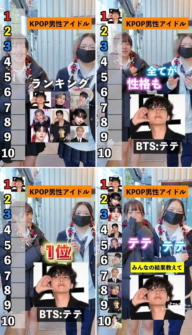 성격·외모·퍼포먼스 '모두 완벽'..방탄소년단 뷔, 日 랭킹 투표 1위