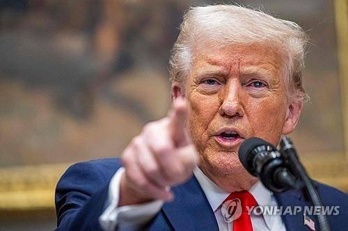 도널드 트럼프 미국 대통령 [AFP 연합뉴스 자료사진. 재판매 및 DB 금지]