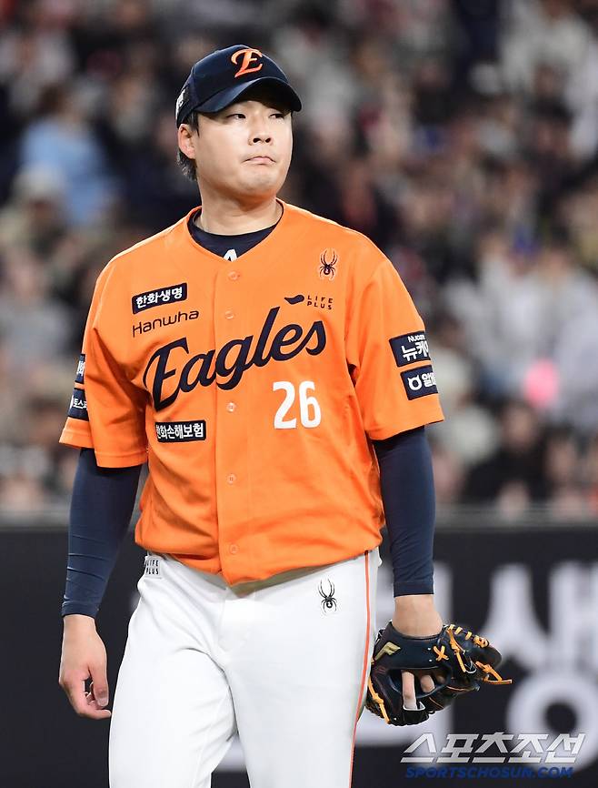 25일 대전 한화생명볼파크에서 열린 한화와 KT의 경기. 8회를 무실점으로 막아낸 한화 한승혁. 대전=송정헌 기자songs@sportschosun.com