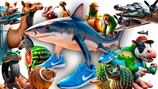 이탈리안 브레인롯의 대표 캐릭터들. /온라인 캡처