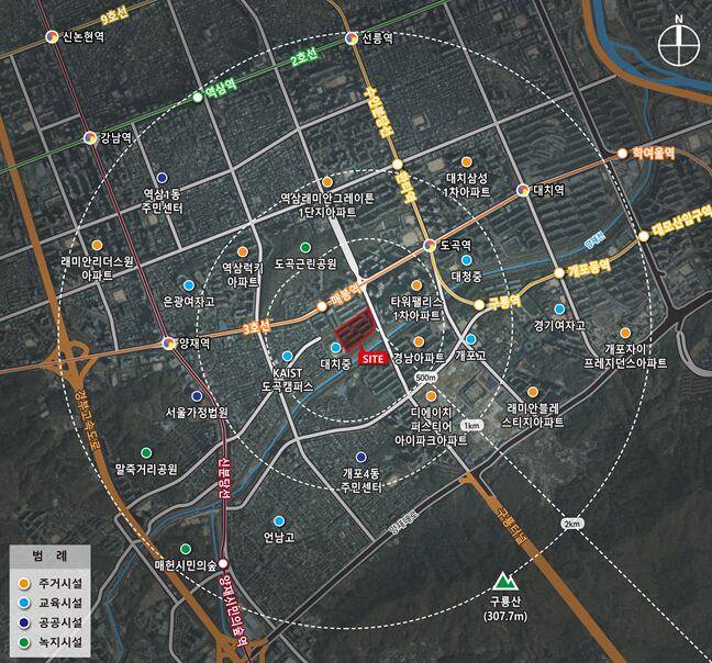 개포우성4차 아파트 위치도 / 자료 = 서울시