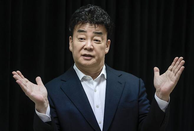 백종원 더본코리아 대표.  뉴시스