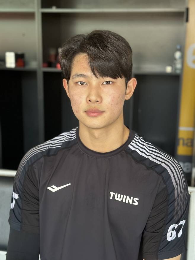 LG 신인 투수 김영우. 이형석 기자