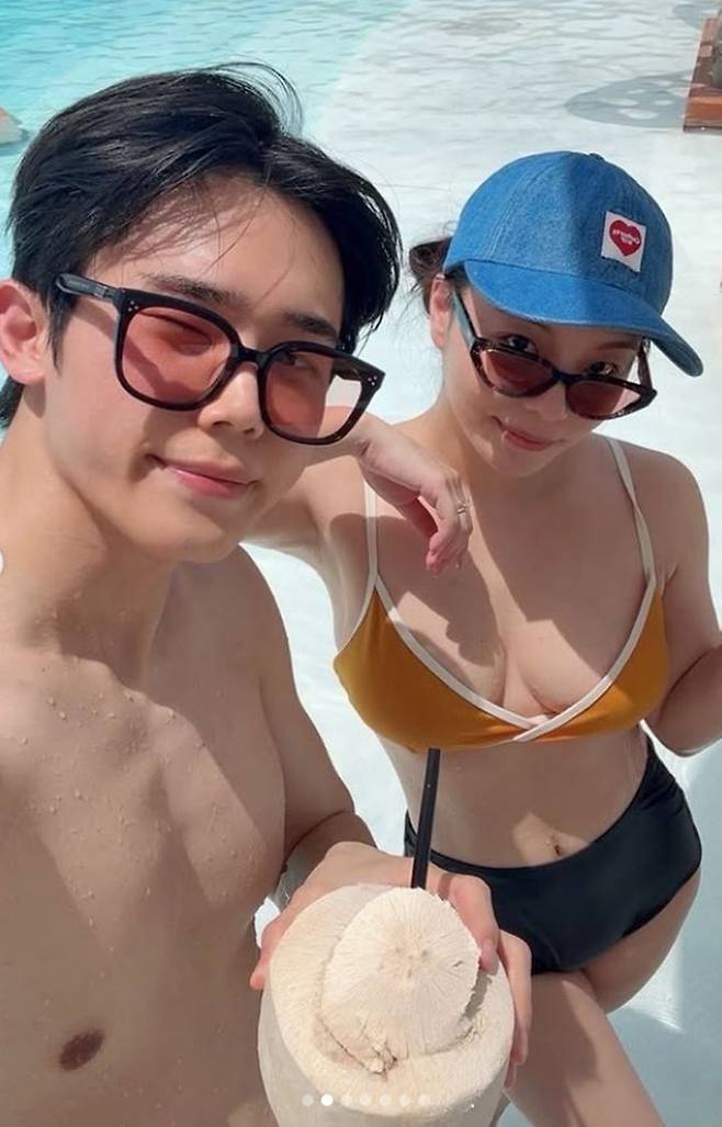 [서울=뉴시스] 최시훈(왼쪽), 에일리. (사진=에일리 인스타그램 캡처) 2025.04.29. photo@newsis.com *재판매 및 DB 금지