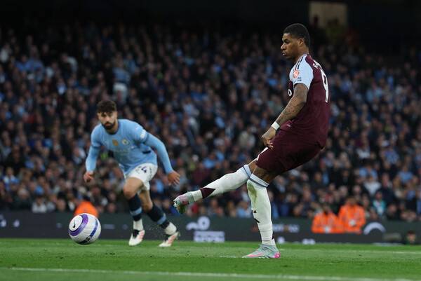 ▲ 애스턴 빌라 공격수 마커스 래시포드가 시즌 아웃 위기에 처했다. ⓒ연합뉴스/AFP/EPA/REUTERS