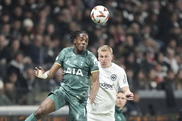 ▲ 바이에른 뮌헨에서 기회를 얻지 못해 토트넘 홋스퍼에서 임대 생활 중인 마티스 텔. ⓒ연합뉴스/EPA/AP