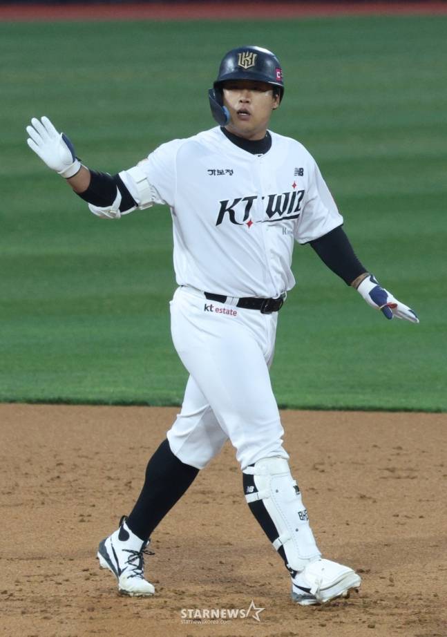 KT 강백호. /사진=김진경 대기자