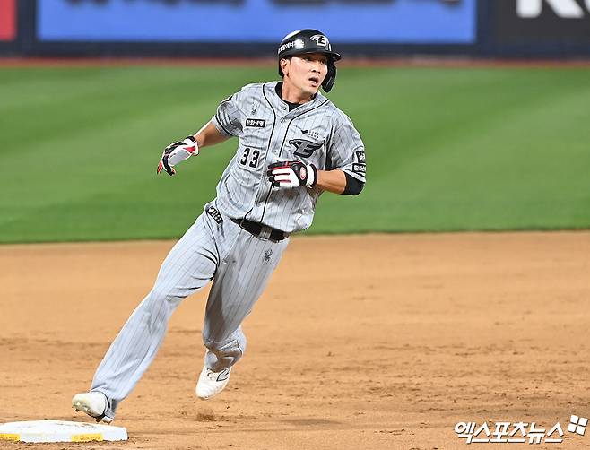 한화 이글스 유로결이 지난해 정규시즌 경기에 출전해 주루하고 있다. 엑스포츠뉴스 DB