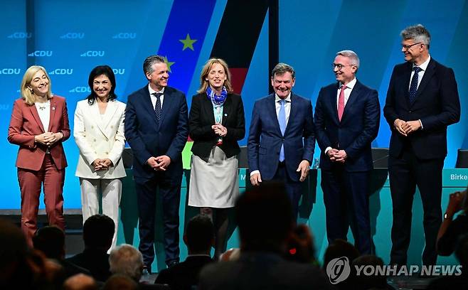 CDU 소속 장관 지명자들 [AFP 연합뉴스. 재판매 및 DB 금지]