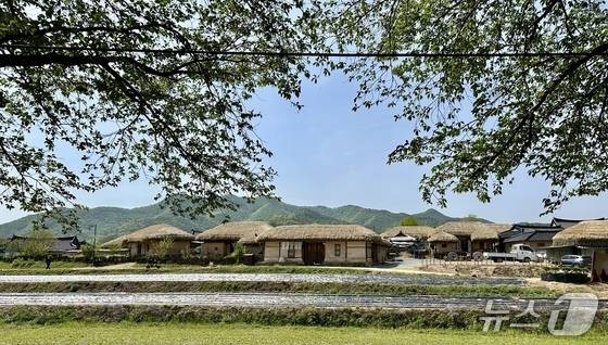 평화로운 분위기의 하회마을ⓒ News1 윤슬빈 기자