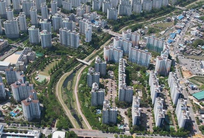 좌광천 지방정원 전경.