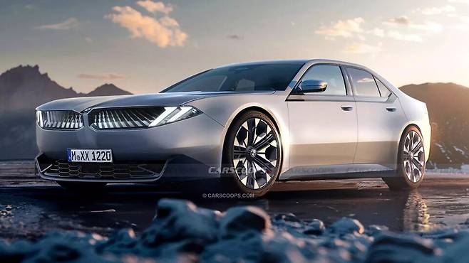 사진 : BMW i3 세단 예상도 (출처=Carscoops)