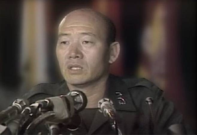 1980년 5월 17일 국내 전체로 비상계엄령을 확대 조치한 전두환 전 대통령. ⓒ KBS 전북 유튜브