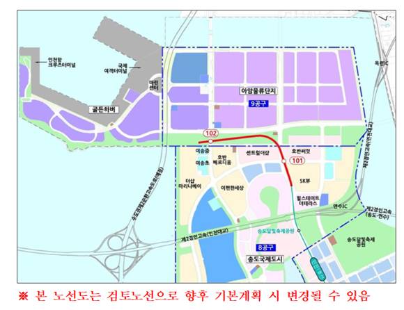 노선도 [사진=인천시]