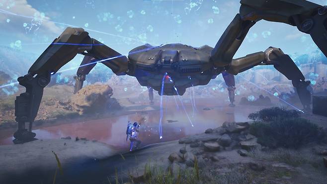 ▲ 이번 테크니컬 테스트에서는 초대형 아크인 '퀸'을 만나볼 수 있다