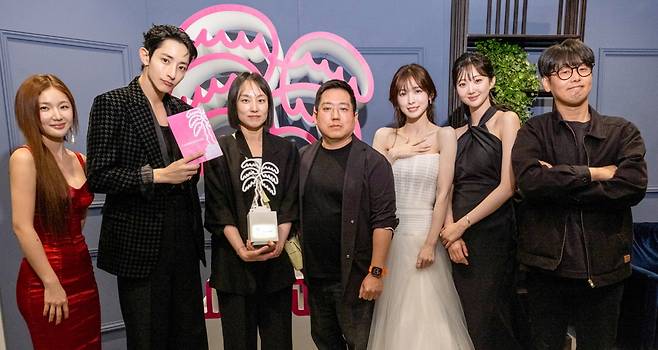 이은샘, 이수혁, 안주영 감독, 싸이더스 이한대 대표, 아린, 남규희, 이진욱 PD /사진=싸이더스