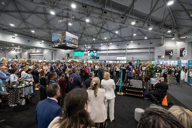 브리즈번 컨벤션 센터에서 지난 4월 28일 ATE25가 개막했다(사진=호주관광청)