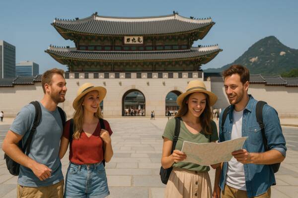 챗gpt가 표현한 ‘한국을 방문한 외국인 관광객들’