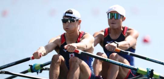 2024 파리 올림픽 조정 라이트 더블 스컬 경기 모습 [국제조정연맹 홈페이지 캡처]