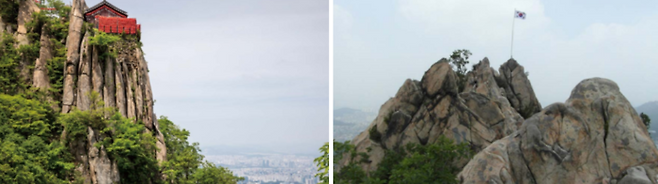 연주대 B 계곡 코스와 삼성산 코스 / 사진=서울관광재단 서울 등산관광 안내서 캡쳐