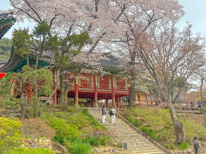 강화도 전등사 대조루 풍경 / 사진=홍지연 여행+ 기자