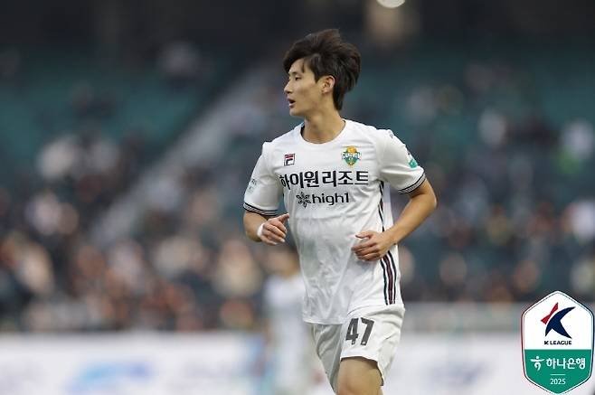 신민하. 사진=한국프로축구연맹